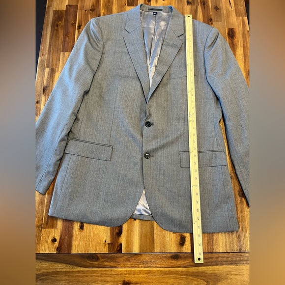 J. Crew Ludlow Slim-fit Suit Jacket Double Vent Loro Piana Wool Charcoal 44L NEW - Picture 16 of 17